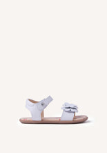 Load image into Gallery viewer, Barefoot Sandal Butterfly Gold and White
