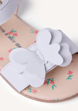 Load image into Gallery viewer, Barefoot Sandal Butterfly Gold and White
