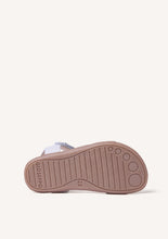 Load image into Gallery viewer, Barefoot Sandal Butterfly Gold and White
