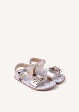 Load image into Gallery viewer, Barefoot Sandal Butterfly Gold and White
