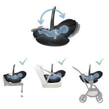 Load image into Gallery viewer, Carseat Infant Pebble 360 Pro² Twillic Graphite (birth - 18 M)
