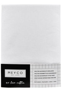 Fitted sheet Molton Waterproof 60*120 White