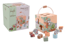 Load image into Gallery viewer, Wooden Shape Sorter Wildies Family
