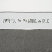 Load image into Gallery viewer, Sheet 100*150 Love You to the Moon Grey
