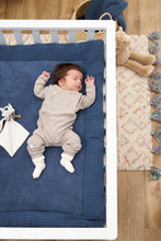 Load image into Gallery viewer, Playpen 77*97 cm Waffle Teddy Indigo
