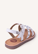 Load image into Gallery viewer, Sandal Studs &amp; Eyelets White
