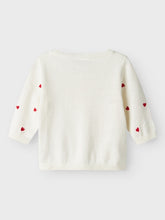 Load image into Gallery viewer, Cardigan Knit Hearts, 2 colors
