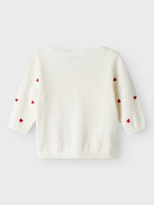 Cardigan Knit Hearts, 2 colors