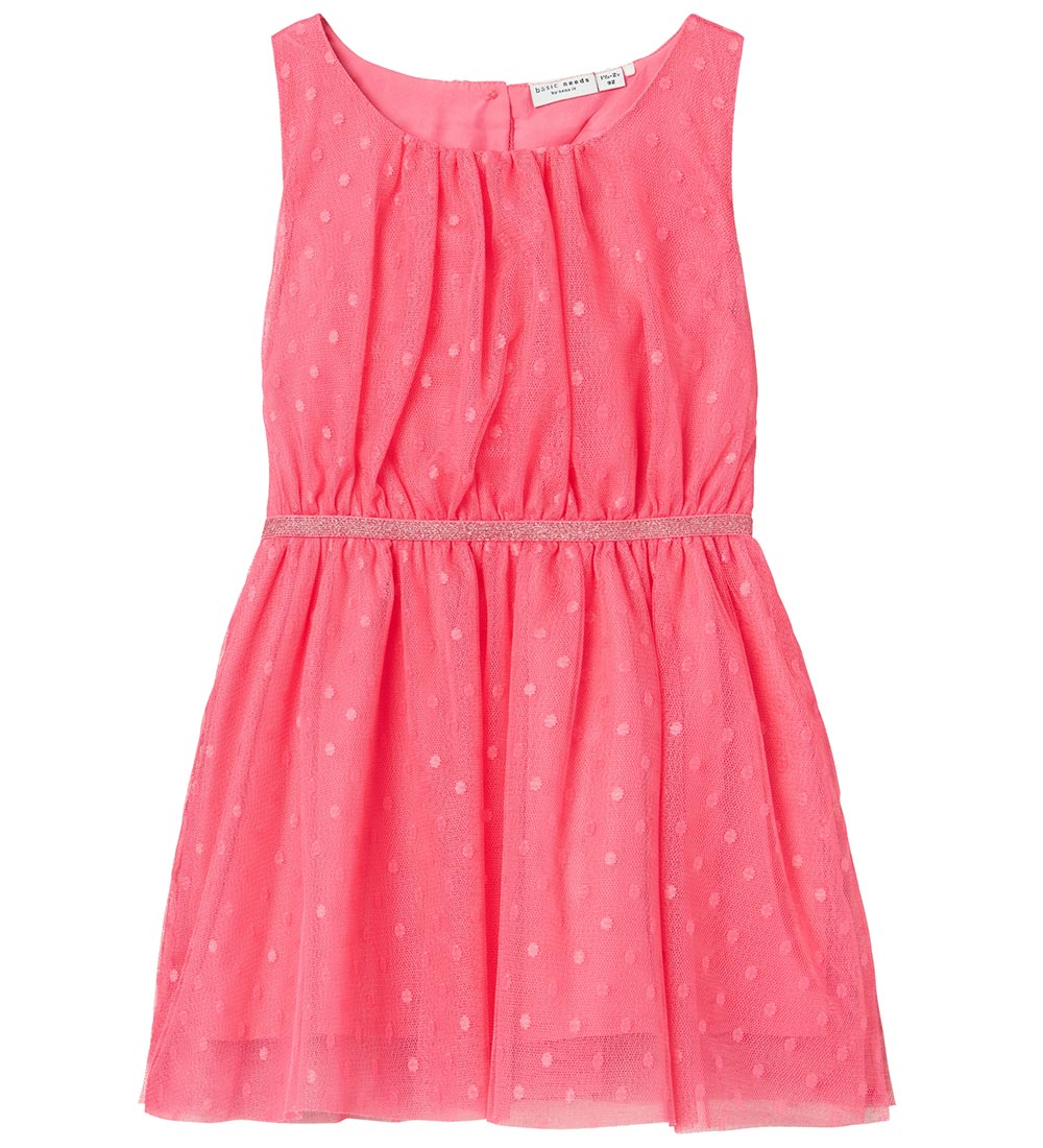 Dress Tulle Dotted Rose