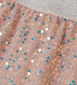 Skirt Sequins Parfait Pink