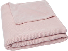 Load image into Gallery viewer, Blanket 100*150 Basic Knit Fleece Pale Pink
