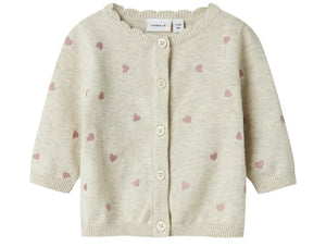 Cardigan Knit Hearts, 2 colors