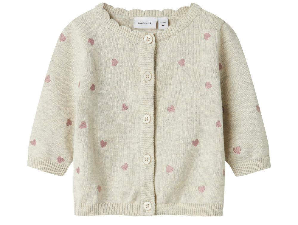 Cardigan Knit Hearts, 2 colors