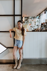 Jeans Short Blue Denim