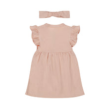 Load image into Gallery viewer, Dress + Headband Light Coral
