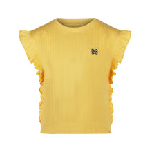 Load image into Gallery viewer, Shirt Yellow Ruffle Sleeves
