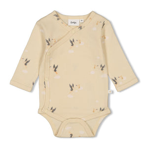 Romper Wrap AOP Rib Special Delivery