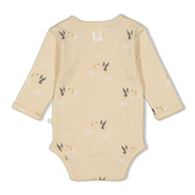 Load image into Gallery viewer, Romper Wrap AOP Rib Special Delivery
