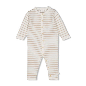 Suit Essential Knits Stripes Offwhite / Taupe