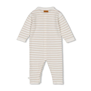 Suit Essential Knits Stripes Offwhite / Taupe