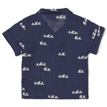 Load image into Gallery viewer, Blouse Muslin AOP Waves

