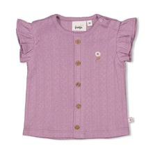 Load image into Gallery viewer, Shirt Pointelle Rib Flower Ranch
