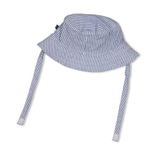 Load image into Gallery viewer, Hat Stripe Chambray Seaside Happiness
