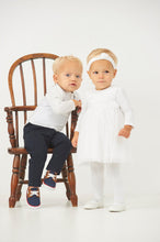 Load image into Gallery viewer, Pants Twill with Braces Classic Serie Marine
