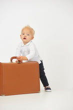 Load image into Gallery viewer, Pants Twill with Braces Classic Serie Marine
