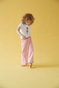 Pants Culotte Stripe Berry Nice