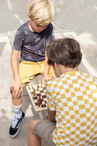 Shirt AOP Checkmate Anthracite