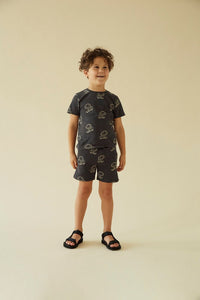 Shirt AOP Checkmate Anthracite