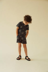 Shirt AOP Checkmate Anthracite