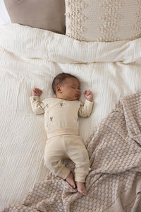 Romper Wrap AOP Rib Special Delivery