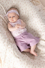 Load image into Gallery viewer, Romper Pointelle Rib Flower Ranch
