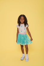 Load image into Gallery viewer, Skirt Sequins Rolling into Spring
