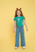Load image into Gallery viewer, Jeans Wide Leg Rolling into Spring
