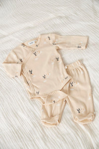 Pants with Foot AOP Rib Special Delivery