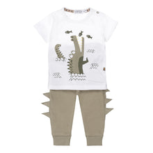 Load image into Gallery viewer, Shirt Longsleeve + Pants Set Crocodile
