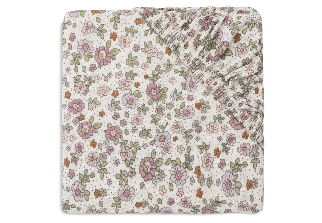 Fitted Sheet jersey 40/50*80/90 Retro Flowers