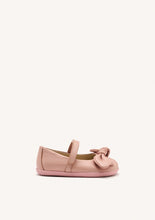 Load image into Gallery viewer, Barefoot Ballerina Mary Jane Bow Pink &amp; White
