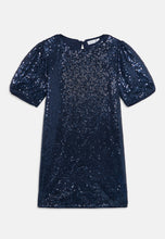 Load image into Gallery viewer, Dress Sequins Navy

