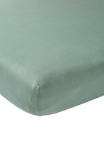 Load image into Gallery viewer, Fitted Sheet jersey 70*140/150 Stone Green
