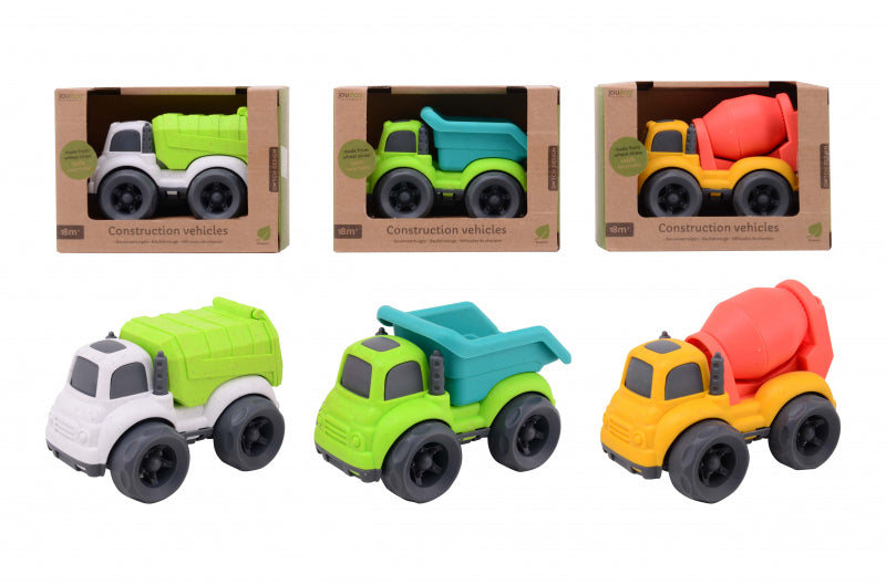 Construction Vehicles Bio Plastic