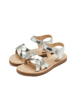 Load image into Gallery viewer, Sandal Braided Silver &amp; Rose Gold
