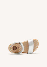 Load image into Gallery viewer, Barefoot Sandal Metallic Silver &amp; Gold

