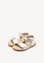 Load image into Gallery viewer, Barefoot Sandal Metallic Silver &amp; Gold
