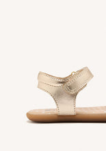 Load image into Gallery viewer, Barefoot Sandal Metallic Silver &amp; Gold
