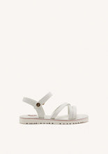 Load image into Gallery viewer, Sandals Leather Straps White &amp; Pink
