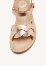 Load image into Gallery viewer, Sandal Braided Silver &amp; Rose Gold
